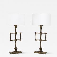 Alexandre Log Pair of Limited Edition Tahoma Table Lamps by Alexandre Log  - 3667407