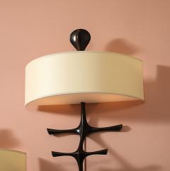 Alexandre Log Pair of Yali Studio built Bronze Wall Sconces by Alexandre Log  - 4252625