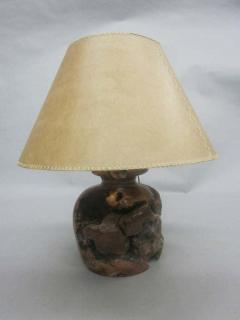 Alexandre Noll Pair of French Modern Craftsman Table Lamps in the Style Alexandre Noll - 1860975