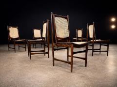 Alexandre Rapoport Set of Ten Brazilian Mid Century Dining Chairs by Alexandre Rapoport 1960s - 4464823