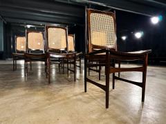 Alexandre Rapoport Set of Ten Brazilian Mid Century Dining Chairs by Alexandre Rapoport 1960s - 4464827