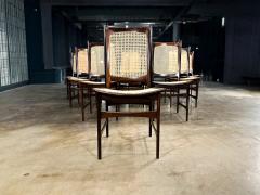 Alexandre Rapoport Set of Ten Brazilian Mid Century Dining Chairs by Alexandre Rapoport 1960s - 4464828