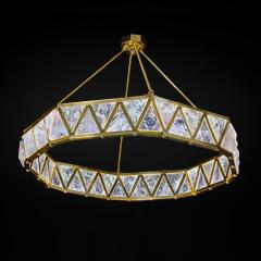 Alexandre Vossion DIADEM ULTIMATE 24 K Gold plated and rock crystal chandelier - 2760396