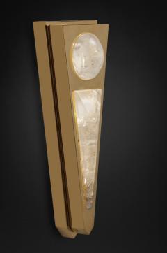 Alexandre Vossion MOON I GOLD EDITION Pair of Rock Cristal wall lights - 1990156