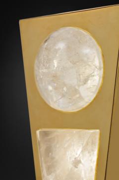 Alexandre Vossion MOON I GOLD EDITION Pair of Rock Cristal wall lights - 1990158