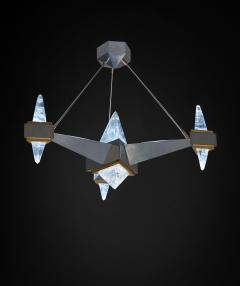 Alexandre Vossion Rock Crystal Chandelier FUJI MODEL By Alexandre VOSSION PARIS - 4696552