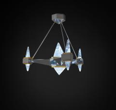 Alexandre Vossion Rock Crystal Chandelier FUJI MODEL By Alexandre VOSSION PARIS - 4696562