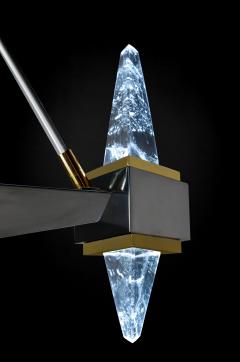 Alexandre Vossion Rock Crystal Chandelier FUJI MODEL By Alexandre VOSSION PARIS - 4696564