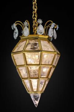 Alexandre Vossion Rock Crystal Lantern Lighting By Alexandre VOSSION PARIS - 4696532
