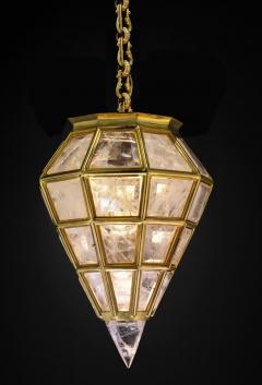 Alexandre Vossion Rock Crystal Lantern Lighting By Alexandre VOSSION PARIS - 4696546