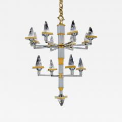 Alexandre Vossion Rock Crystal SATELLITE Chandelier By Alexandre VOSSION PARIS - 4757477