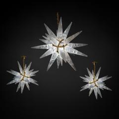 Alexandre Vossion Rock Crystal Ultimate Star Chandelier By Alexandre VOSSION - 4696501