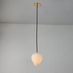 Alf Svensson 1950s Opaline Glass Pendants by Alf Svensson for Bergboms Belysning - 3245257