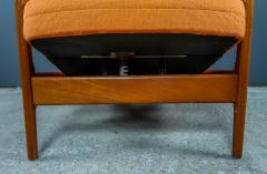 Alf Svensson Alf Svensson 1950s Contour Lounge Ottoman Fritz Hansen - 2346287