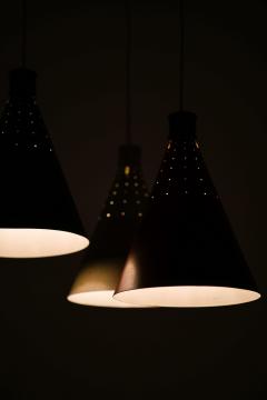 Alf Svensson Ceiling Lamp in Lacquered Metal by Alf Svensson 1950s - 4467625