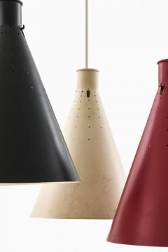 Alf Svensson Ceiling Lamp in Lacquered Metal by Alf Svensson 1950s - 4467628