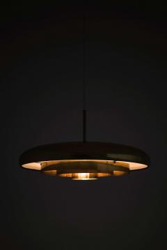 Alf Svensson Mid Century Ceiling Lamp T 5 in Brass by Alf Svensson Yngvar Sandstr m 1960s - 4736454