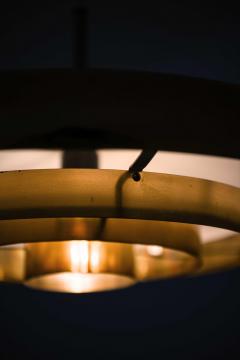 Alf Svensson Mid Century Ceiling Lamp T 5 in Brass by Alf Svensson Yngvar Sandstr m 1960s - 4736458
