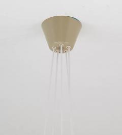 Alf Svensson Swedish Midcentury Chandelier in Brass and Metal by Alf Svensson for Bergboms - 2206802