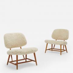 Alf Svensson Teve Chairs pair - 2796852