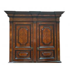 Alfonso Marina 18th C Style Ebanista Brussels II Ebony Inlaid Armoire Linen Press - 4645927