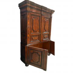 Alfonso Marina 18th C Style Ebanista Brussels II Ebony Inlaid Armoire Linen Press - 4645928