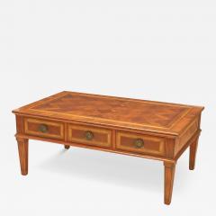 Alfonso Marina Alfonso Marina Ebanista Marquetry Inlaid Coffee Cocktail Table - 4110066