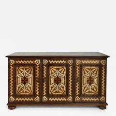 Alfonso Marina Alfonso Marina Wood Bone Comoda Taraceada Credenza 1999 Mexico - 4034107