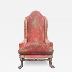 Alfonso Marina Huge Alfonso Marina Ebanista Spanish Colonial Wingback Throne Chair - 3081846