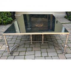 Alfonso Marina Huge Ebanista Guerlain White Gold Gilded Wrought Iron Cocktail Table - 4215821