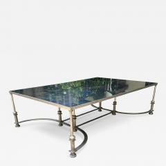 Alfonso Marina Huge Ebanista Guerlain White Gold Gilded Wrought Iron Cocktail Table - 4217307