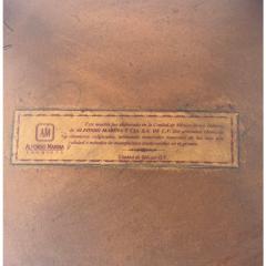 Alfonso Marina Pair of Alfonso Marina Ebanista Spanish Colonial Counter or Bar Stools - 4549748