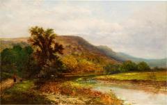 Alfred Augustus Glendening A River Landscape 1884 Alfred Augustus Glendening - 4459163