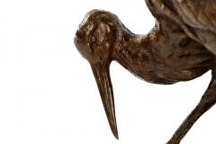 Alfred Barye Alfred Barye French 1839 1882 Bronze Sculpture of Cicogne and Crab - 730430