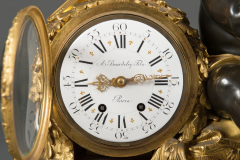 Alfred Beurdeley A LARGE FRENCH GILT BRONZE ROUGE MARBLE MANTEL CLOCK BY ALFRED BEURDELEY - 3566221