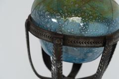 Alfred Bucknell Alfred Bucknell A Handmade Steel Standard Lamp with Fine Chased Details - 4182640