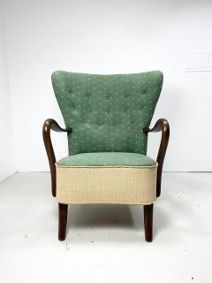 Alfred Christensen 1940s Danish Lounge Chair Designed by Alfred Christensen - 2344922