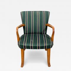 Alfred Christensen Alfred Christensen Style Armchair Bentwood Fabric Sweden 1960s - 4588646