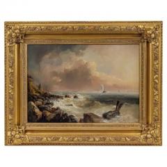 Alfred Copestick Alfred Copestick Coastal Scene New York Oil on Canvas 1857 1857 - 4315301