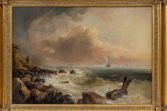 Alfred Copestick Alfred Copestick Coastal Scene New York Oil on Canvas 1857 1857 - 4315304