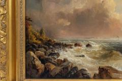 Alfred Copestick Alfred Copestick Coastal Scene New York Oil on Canvas 1857 1857 - 4315306
