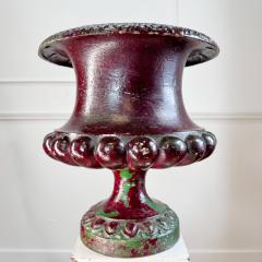 Alfred Corneau 19th Century French Cast Iron Urn - 3608094