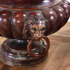 Alfred Corneau Rare Pair of French Enameled Alfred Corneau Urns C 1880 Signed - 4736093