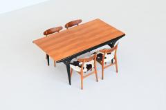 Alfred Hendrickx Alfred Hendrickx T4 dining table in beech Belform Belgium 1958 - 4106332