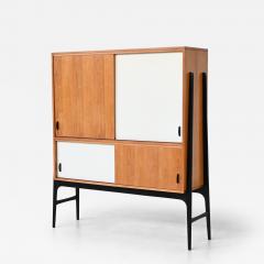 Alfred Hendrickx Alfred Hendrickx highboard in beech Belform Belgium 1958 - 4121267