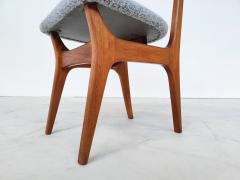 Alfred Hendrickx Set of 6 Belgium Mid Century S3 Dining Chairs by Alfred Hendrickx - 3082141