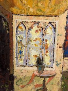 Alfred Jackson ABSTRACT EXRESSIONIST INTERIOR SCENE PAINTING IN THE MANNER OF ALFRED JACKSON - 4279103