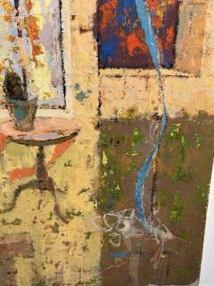 Alfred Jackson ABSTRACT EXRESSIONIST INTERIOR SCENE PAINTING IN THE MANNER OF ALFRED JACKSON - 4279104