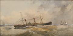 Alfred Jones Portrait of a Steamship - 327217