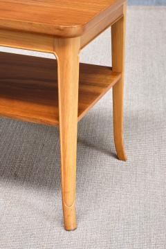 Alfred Kvarnholt Pair of Alfred Kvarnholt Side Tables in Pearwood and Walnut Sweden 1940s - 4276865